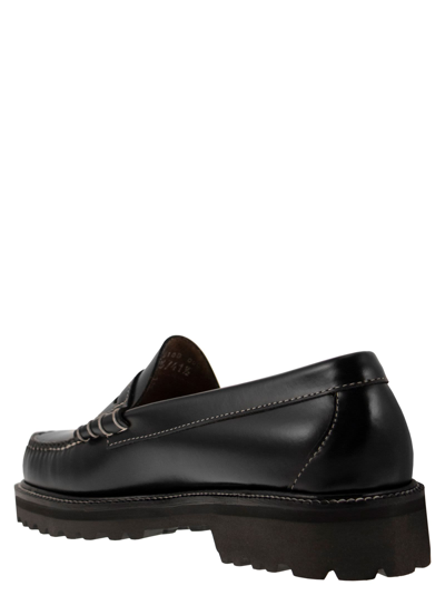 Shop G.h.bass &amp; Co. Weejun - Leather Moccasins In Black