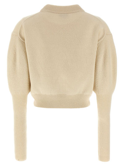 Shop Alexander Mcqueen Cashmere Wool Sweater In White