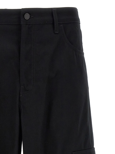 Shop 44 Label Group Logo Cargo Pants In Black
