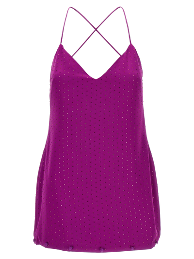 Shop Retroféte Susana Dress In Purple
