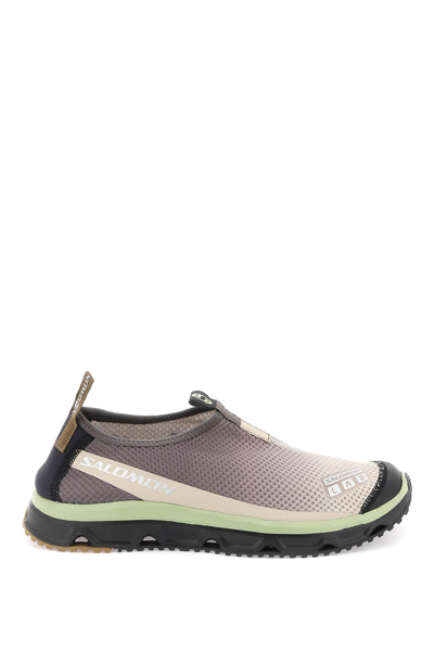 Shop Salomon Rx Moc 3.0 Sneakers In Feather Gray Plum Kitten Winter Pea (green)