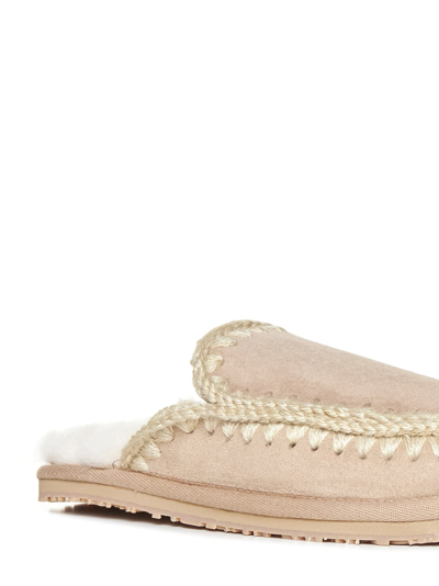 Shop Mou Flat Shoes In Camel