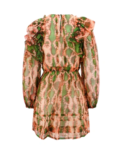 Shop Ulla Jhonson Silk Dress With All-over Print