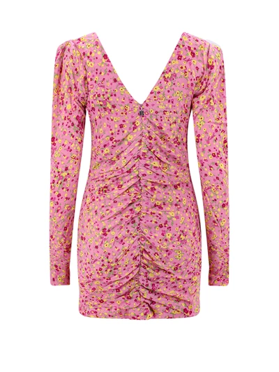 Shop Rotate Birger Christensen Sustainable Dress With Floral Print