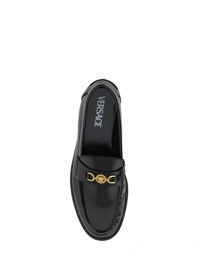 Shop Versace Leather Loafer