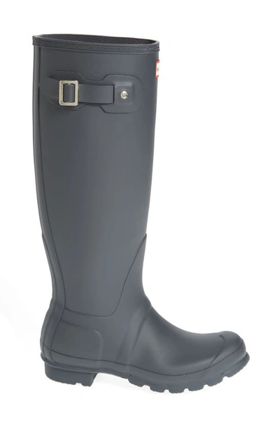 Shop Hunter Original Tall'rain Boot In Dark Slate