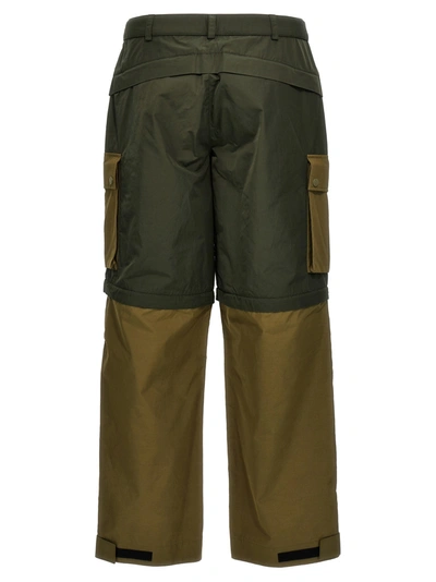 Shop Moncler Genius X Pharrell Williams Trousers Pants Green