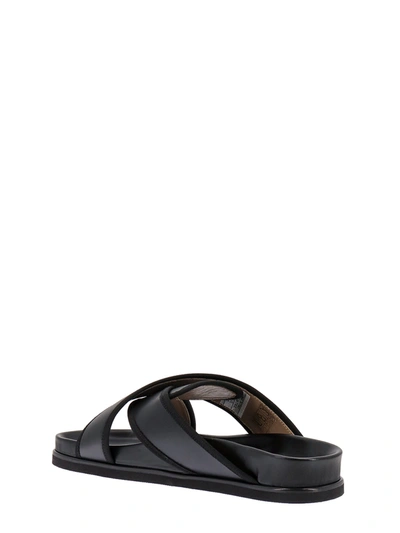 Shop Thom Browne Leather Sandals