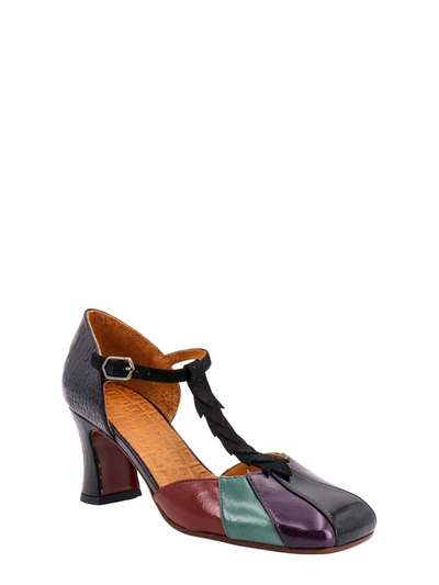 Shop Chie Mihara Multicolor Leather Sandals