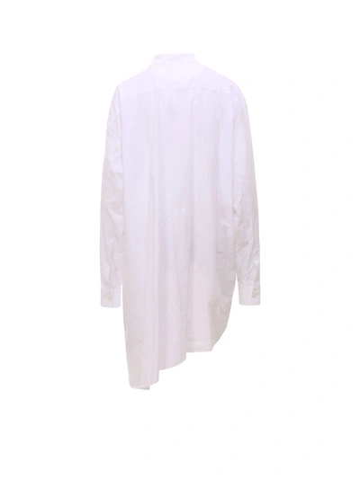 Shop Ann Demeulemeester Long Cotton Shirt
