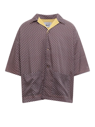 Shop Indacum Cotton Shirt With All-over Print