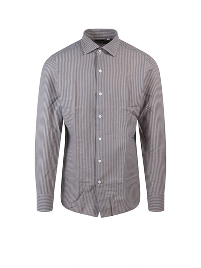 Shop Finamore Cotton And Linen Shirt