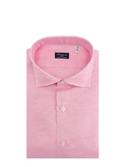 Shop Finamore Cotton And Linen Shirt