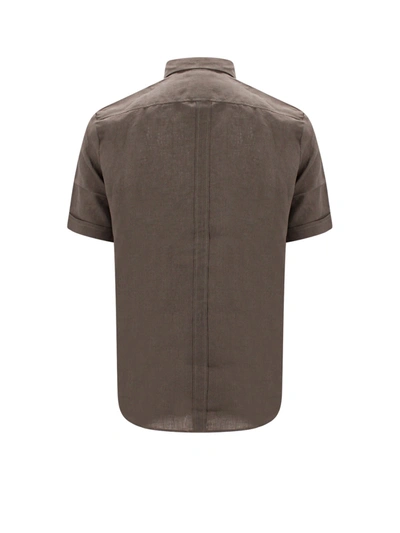 Shop Pt Torino Linen Shirt