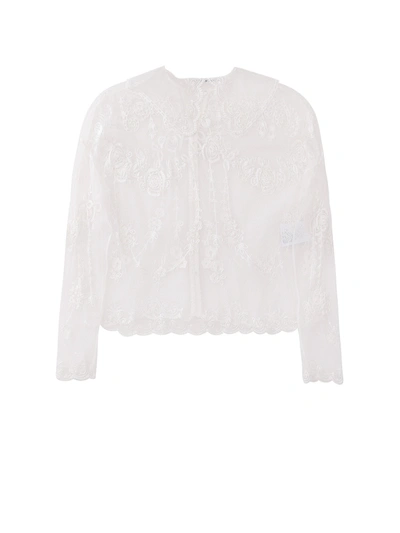 Shop Philosophy Di Lorenzo Serafini Lace Shirt With Embroidery