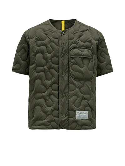 Shop Moncler Genius 5 Moncler Salehe Bembury Padded Nylon Shirt