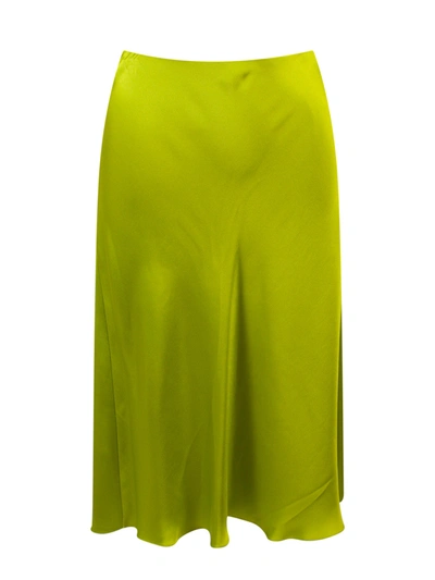 Shop Fendi Silk Skirt