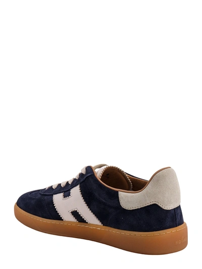 Shop Hogan Suede Sneakers With Leather Profiles