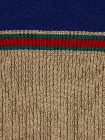 GUCCI: sweater for boys - Blue  Gucci sweater 748068XKDAC online