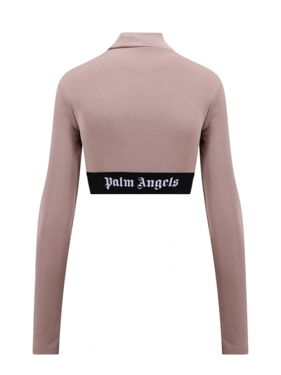 Shop Palm Angels Stretch Jersey Top