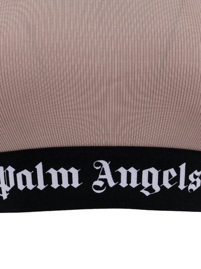 Shop Palm Angels Stretch Jersey Top