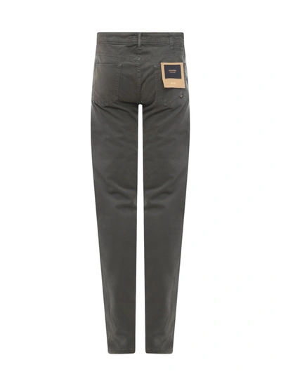 Shop Incotex Stretch Cotton Trouser With Iconic Charm