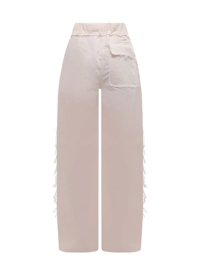Shop Dries Van Noten Cotton Cargo Trouser With Drawstring At Waist