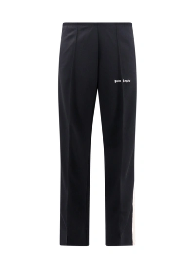 Shop Palm Angels Jersey Trouser With Logo Print