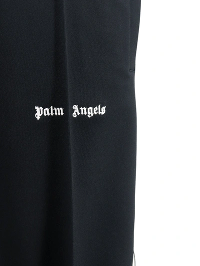 Shop Palm Angels Jersey Trouser With Logo Print