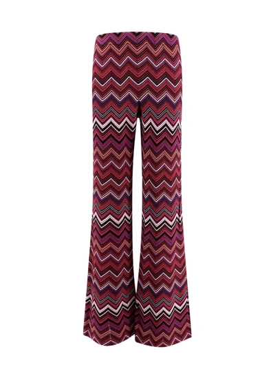 Shop Missoni Viscose Trouser With Iconci Pattern