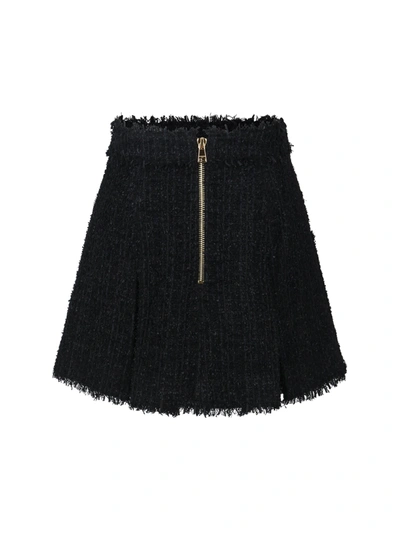 Shop Balmain Tweed Skirt
