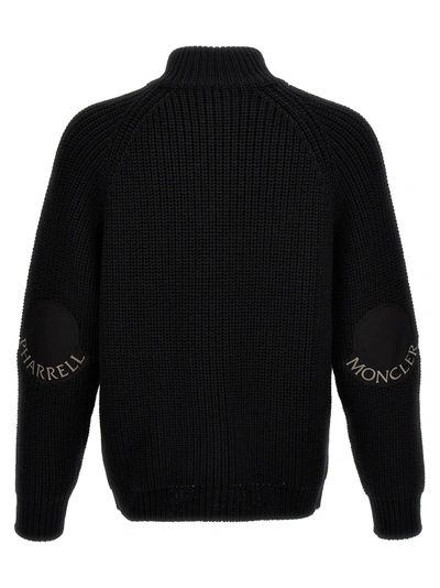 Shop Moncler Genius Cardigan  X Pharrell Williams Sweater, Cardigans Black