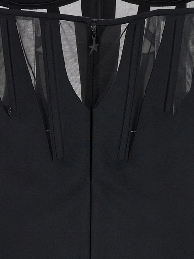 Shop Mugler Corset Dresses In Black