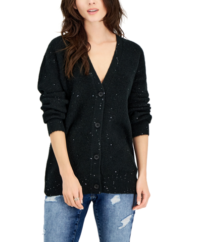 Shop Inc International Concepts Women's Sequined Cardigan, Created For Macy's In Warm Toffe