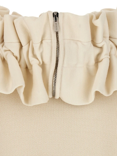 Shop Jacquemus La Maille Crinoline Sweater, Cardigans In White