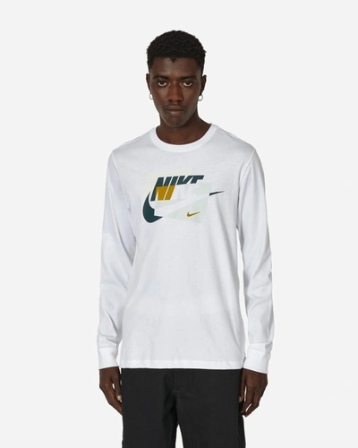 Shop Nike Fw Connect Longsleeve T-shirt In White