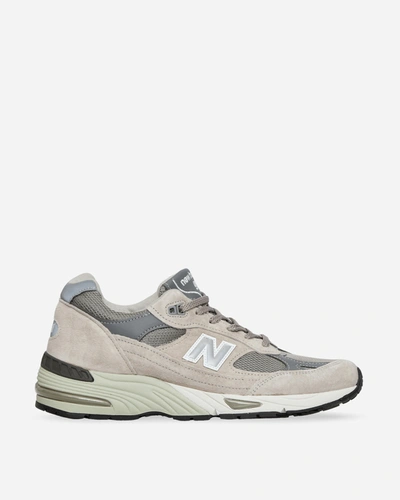 New Balance Grey Made In Uk 991 Anniversary Sneakers In Grey