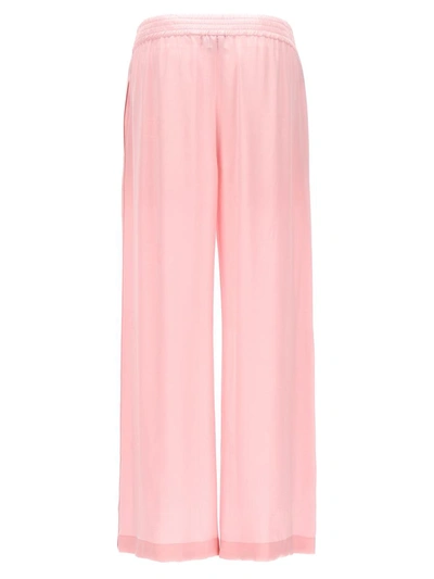 Shop Burberry Summer Capsule Pants In Pink