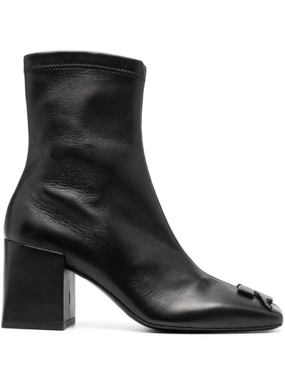 Shop Courrèges Heritage 70mm Boots In Black
