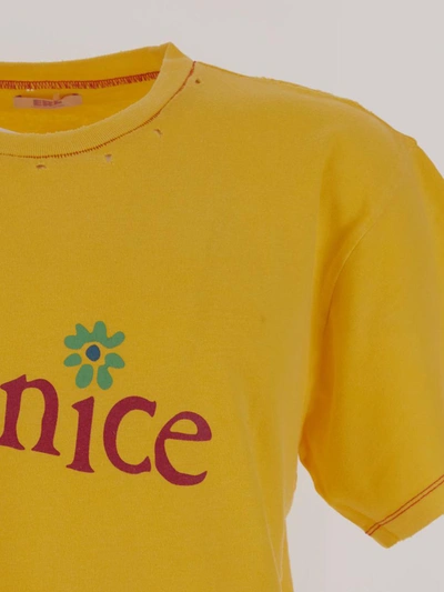 Shop Erl Venice-be Nice Faded Effect T-shirt