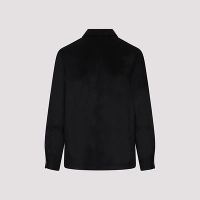 Shop Ermenegildo Zegna Zegna  Cashmere Shirt In Black
