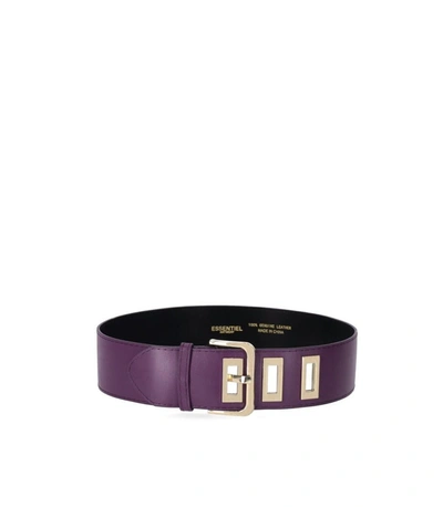 Shop Essentiel Antwerp Endeavour Purple Belt In Violet