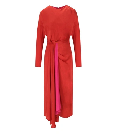 Shop Essentiel Antwerp Estelle Red Midi Dress