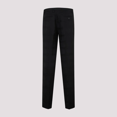 Shop Etro Flat Front Pants In Black