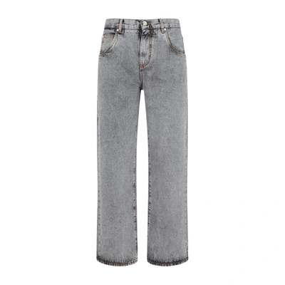 Shop Etro Easy Fit Jeans In Grey