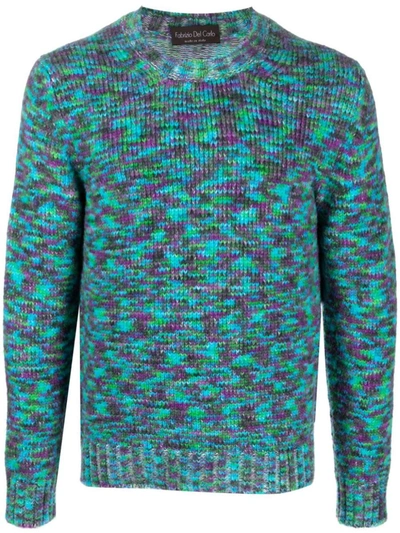 Shop Fabrizio Del Carlo Round Neck Sweater Clothing In Cc03 503 Melange