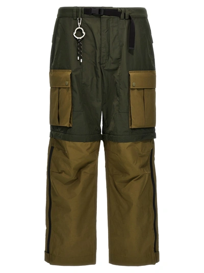 Shop Moncler Genius X Pharrell Williams Trousers Pants In Green