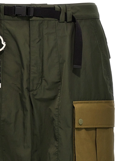 Shop Moncler Genius X Pharrell Williams Trousers Pants In Green