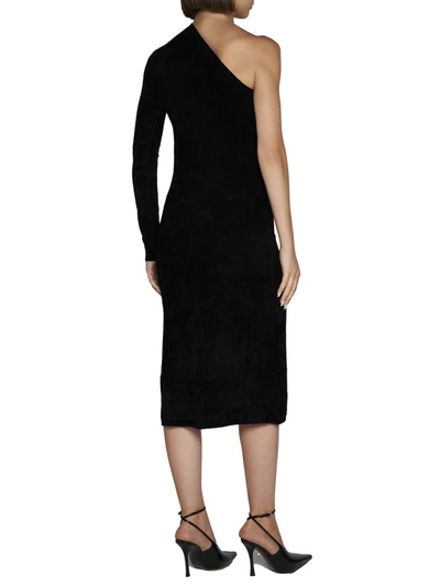 Filippa K One Shoulder Midi Dress In Black