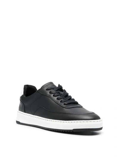 Shop Filling Pieces Mondo Lux Sneakers In Black